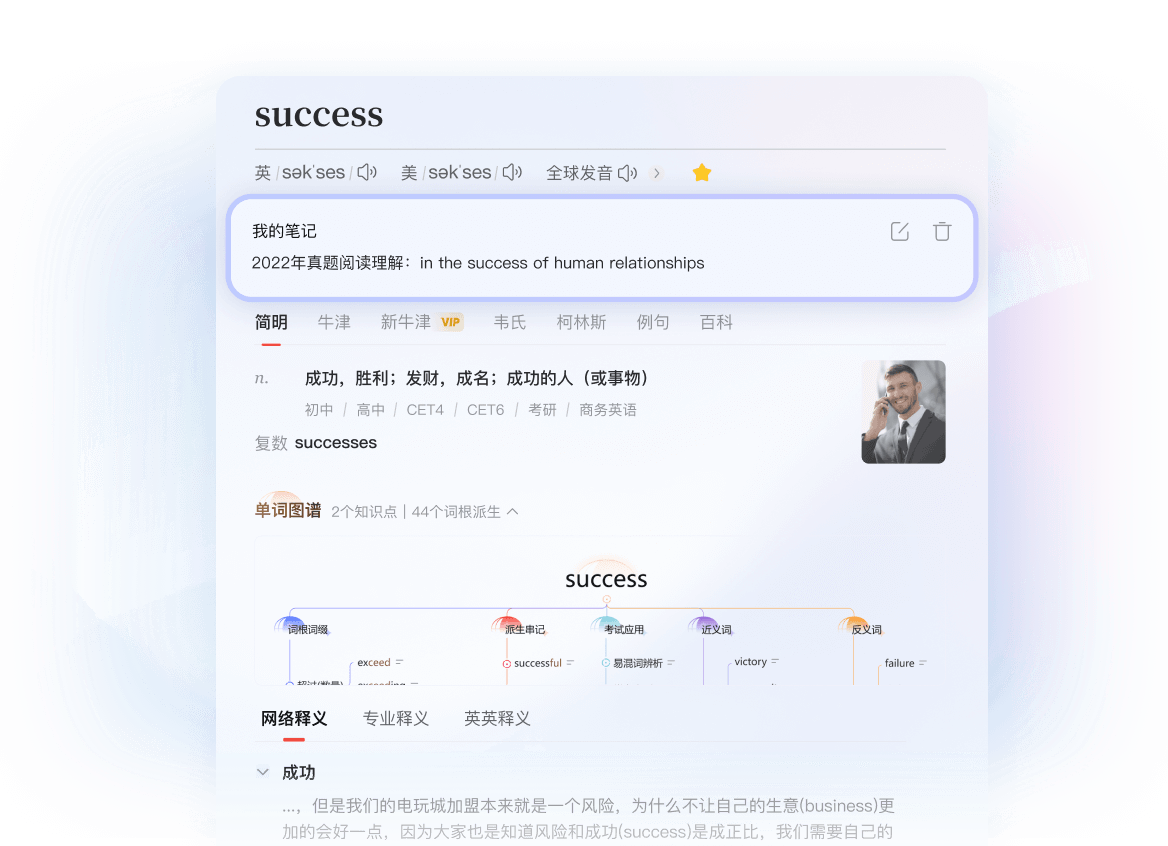 多语种交互翻译面板展示